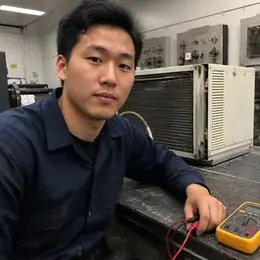 Minh Tran, HVAC apprentice in Fresno, California
